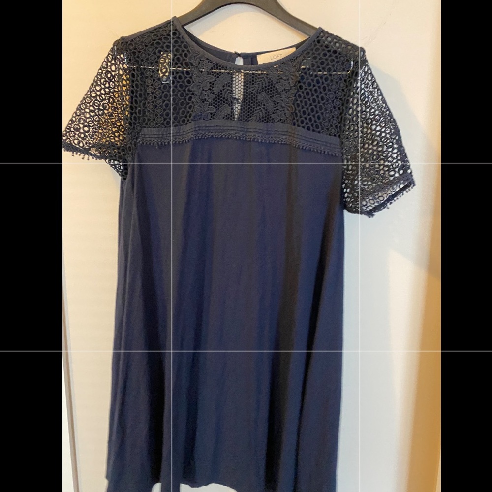 LOFT Sz L Cotton Dress - very comfy!